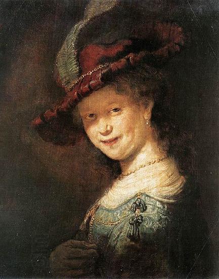 REMBRANDT Harmenszoon van Rijn Portrait of the Young Saskia